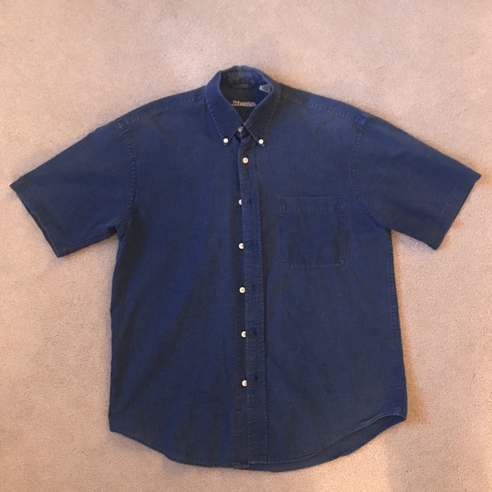 Men’s Denim button down shirt